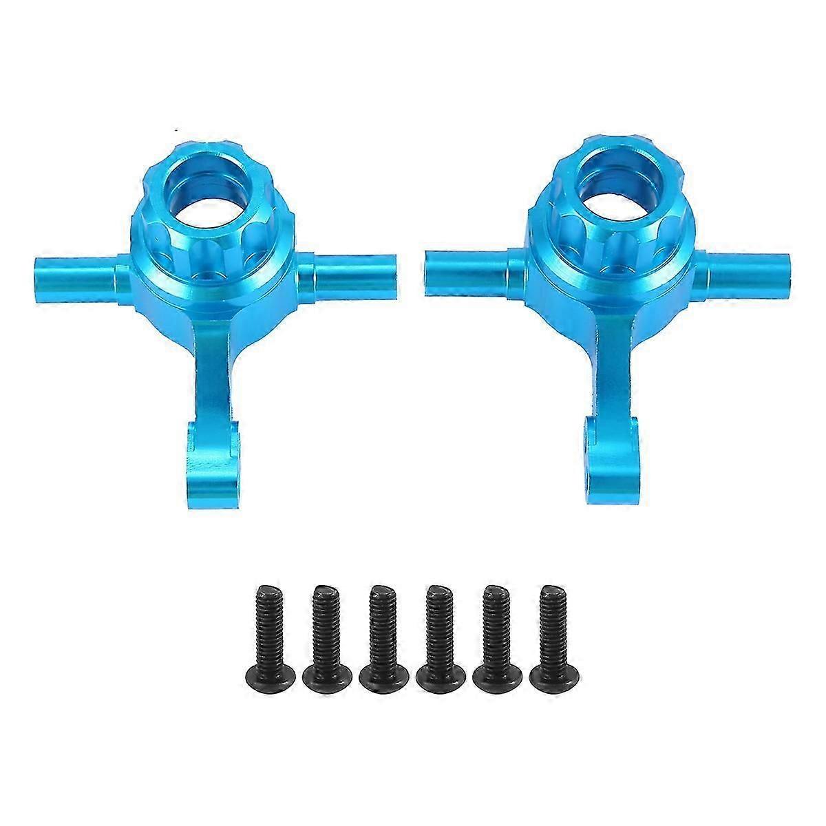 2Pcs Metal Front Upright Knuckle Arms Steering Knuckle for Tamiya TT02 TT-02 1/10 RC Car Upgrade Par