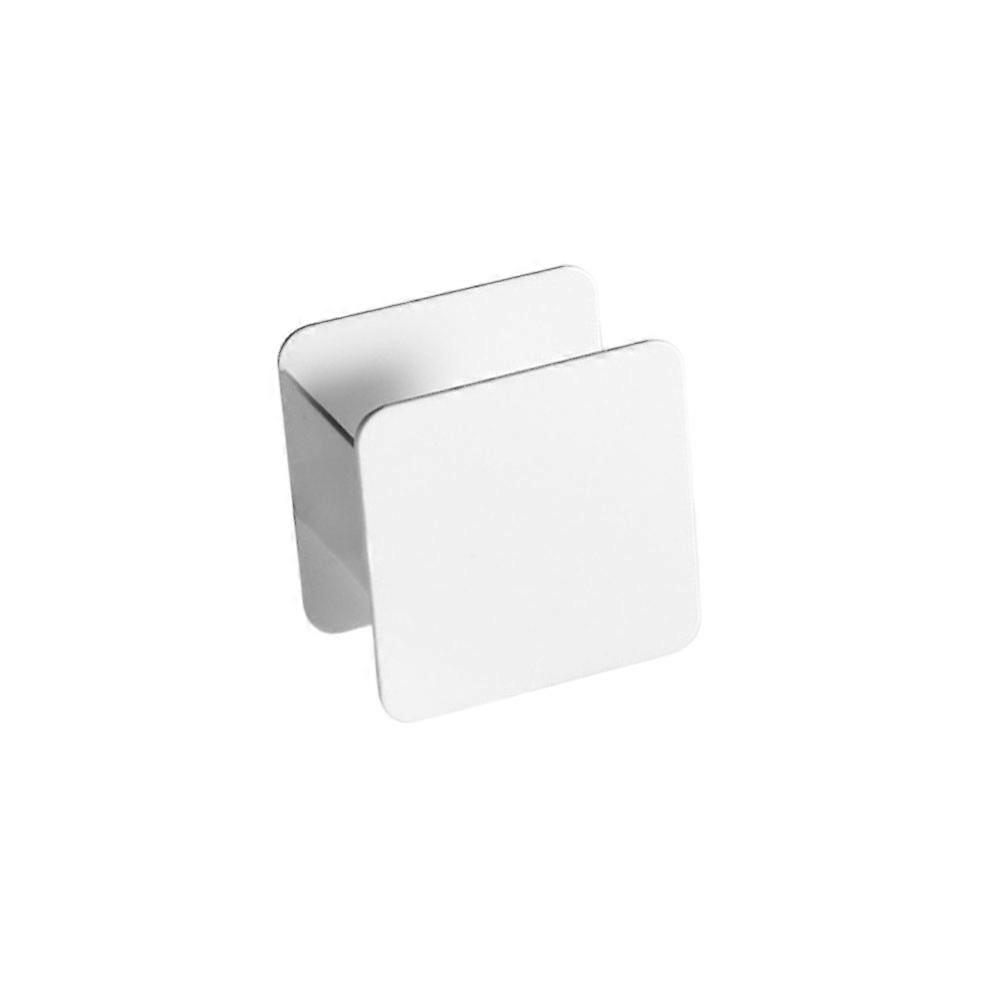 White ABS Sponge Drain Rack for Kitchen Use Keeps Kitchen Neat and Organized with Hollow Design 6.5 x 4.5 x 3 inches