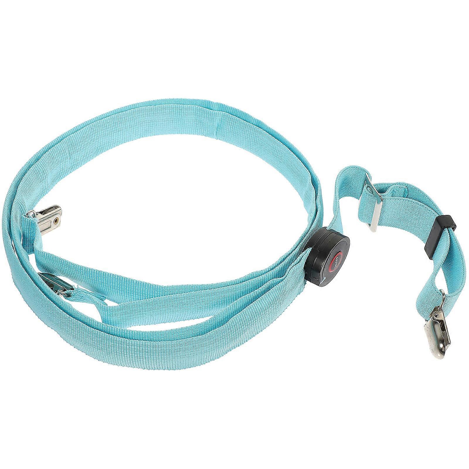 Skyblue LED Luminous Suspender for Men with Clips Adjustable for Jeans and Night Running