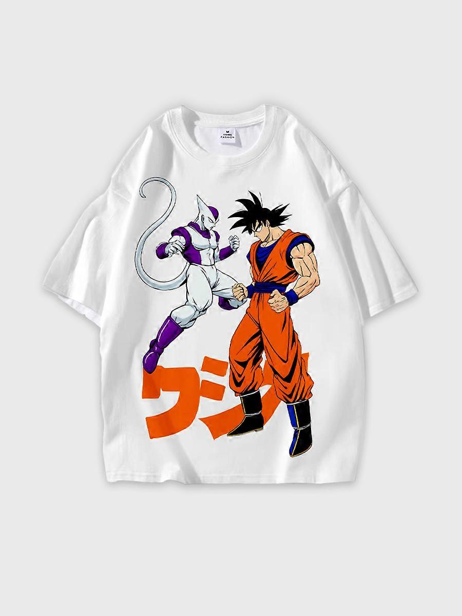 T-shirt round neck Cartoon Pattern loose short sleeve E3758