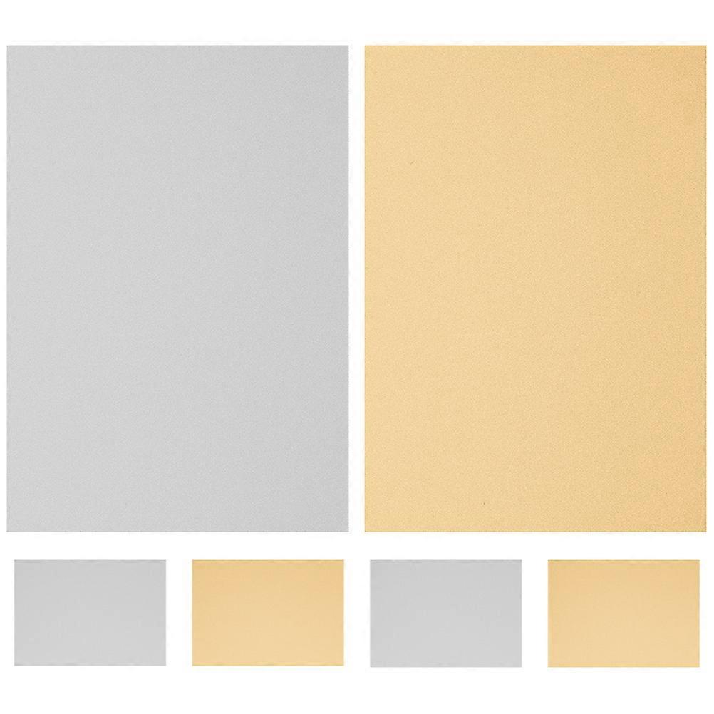 6pcs Sublimation Aluminum Metal Blanks – Pearl, Silver, Gold – Durable, Fade Resistant DIY Photo Printing Sheets for Wedding, Christmas Gifts