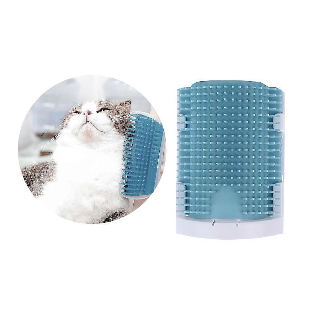 SelfGrooming Brush with Rubber Bristles for Wall or Cage Installation ABS Material