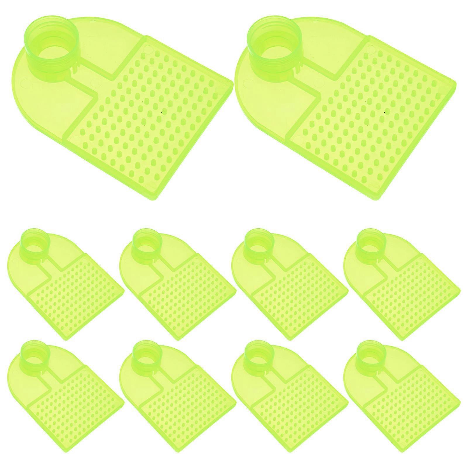 Bee Hive Top Feeder with Antidrowning Design and Large Trough for Efficient Feeding Plastic Light Bottles 10pcs