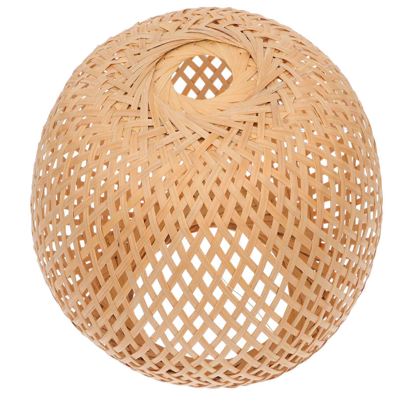 Khaki Synthetic Weaving Lampshade for Home Use with Fine Workmanship and 1pc