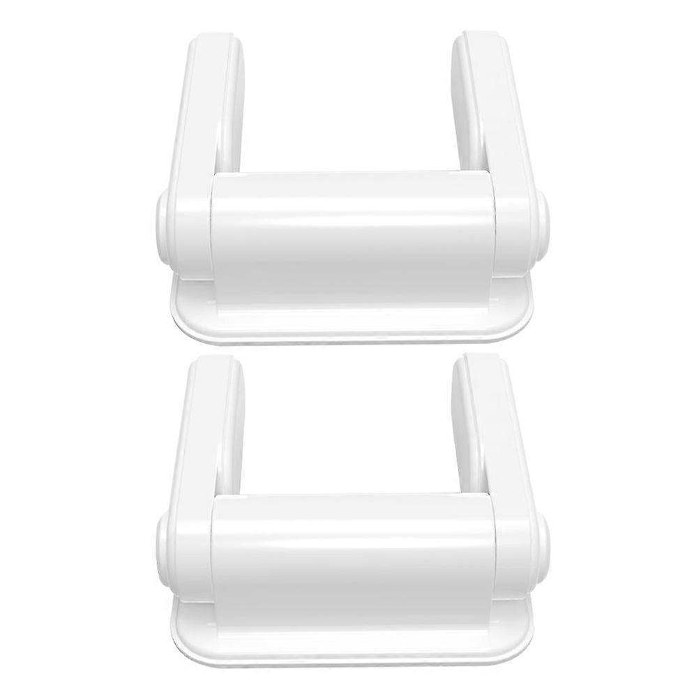 2pcs Safety Door Handle Lock, Adhesive Lever Lock for Easy No Drill Installation, Home Security Protection