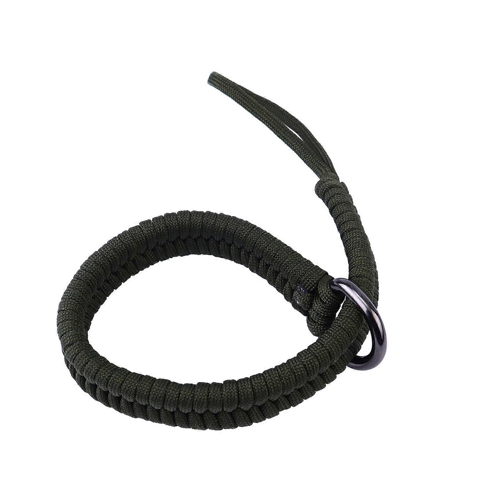 Wristlet Strap Camera Woven Lanyard For Dslr Cameras Photography Green 38x2cm Prevent Dropping 1Pcs
