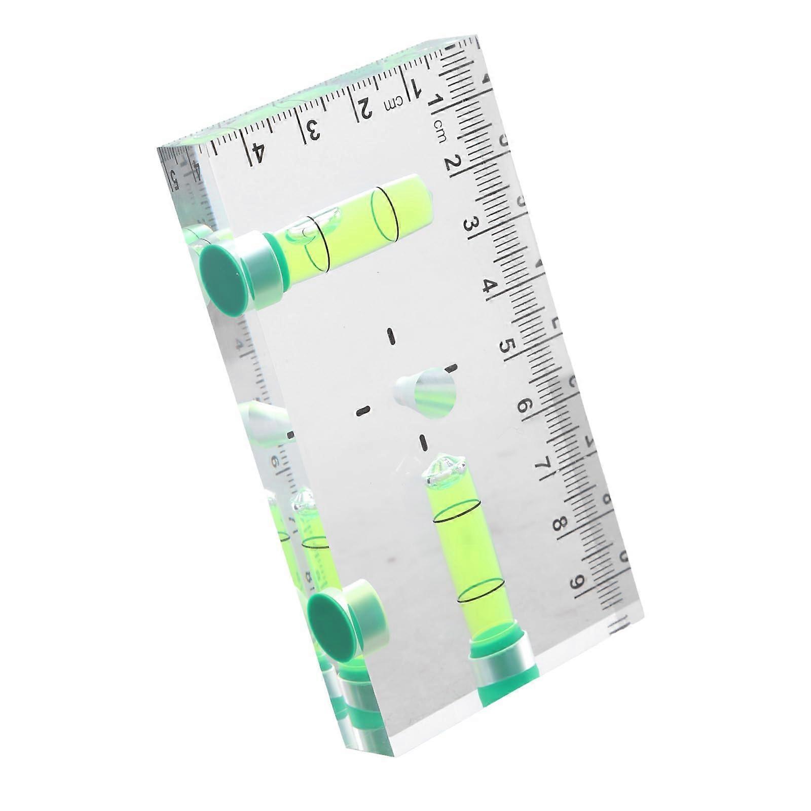 Magnetic Base Angle Gauge with 90°/180° Bubble Level for Mechanics, Picture Hanging, Construction Tools, Bubble Level Tool 95x50x13MM