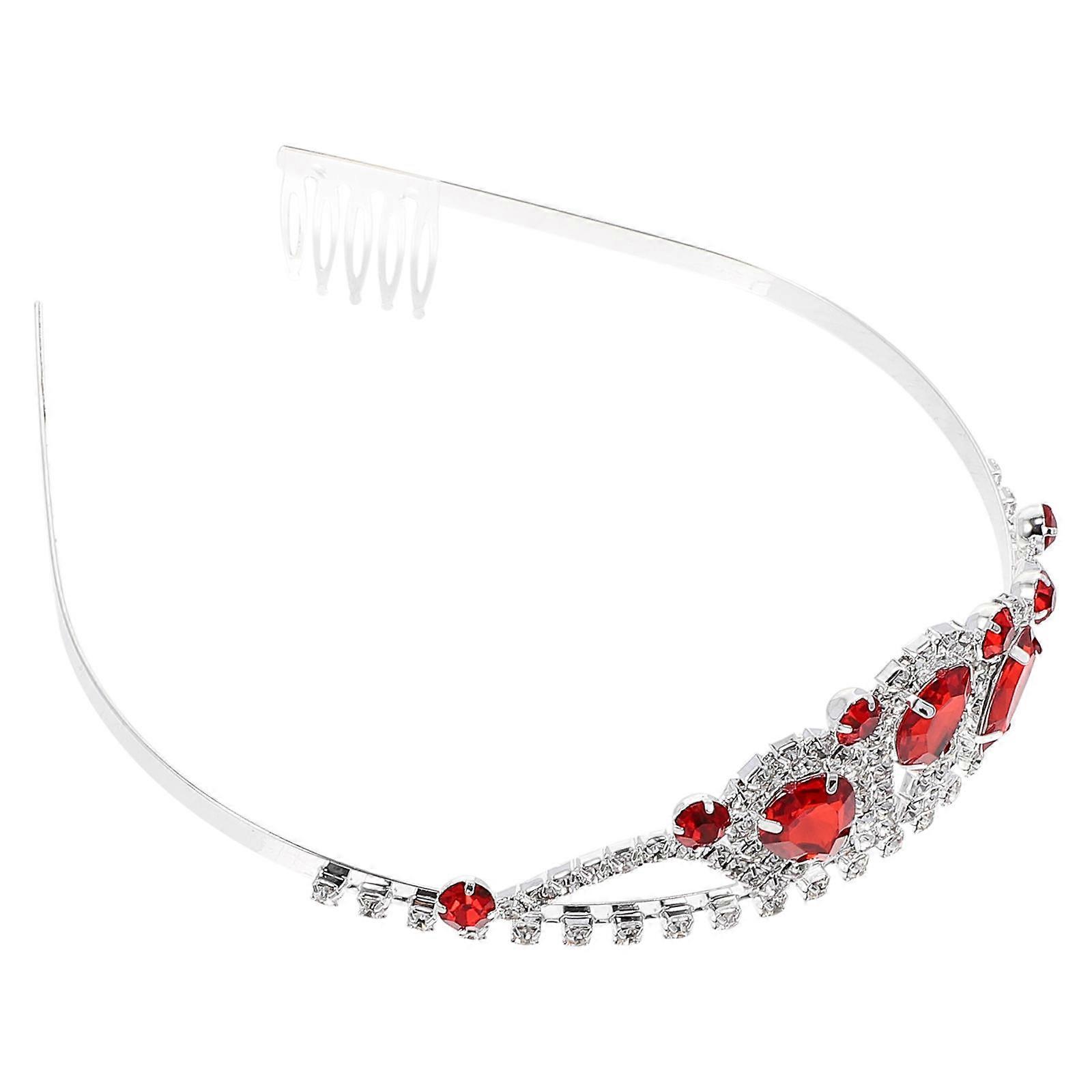 Stylish Girl Crown Headdress For Celebrations And Performances 14x13cm Elegant Design 1Pack