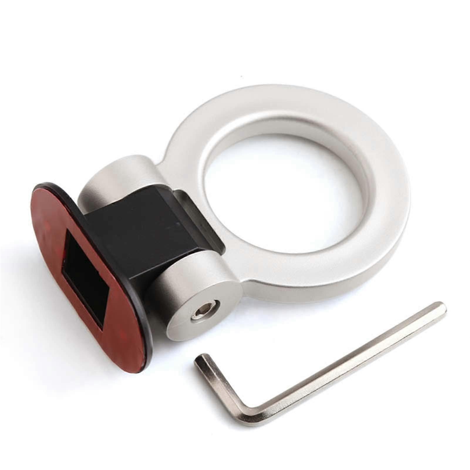 Tow Rope, Tow Hook Universal ABS Bumper Car Sticker Decoration Auto Simulation Trailer Tow Hook Kit