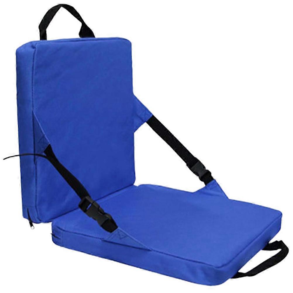 Comfortable Portable Outdoor Cushion Durable Camping Chair Seat Pad with Back Support for Stadium, Fishing & Picnic Use