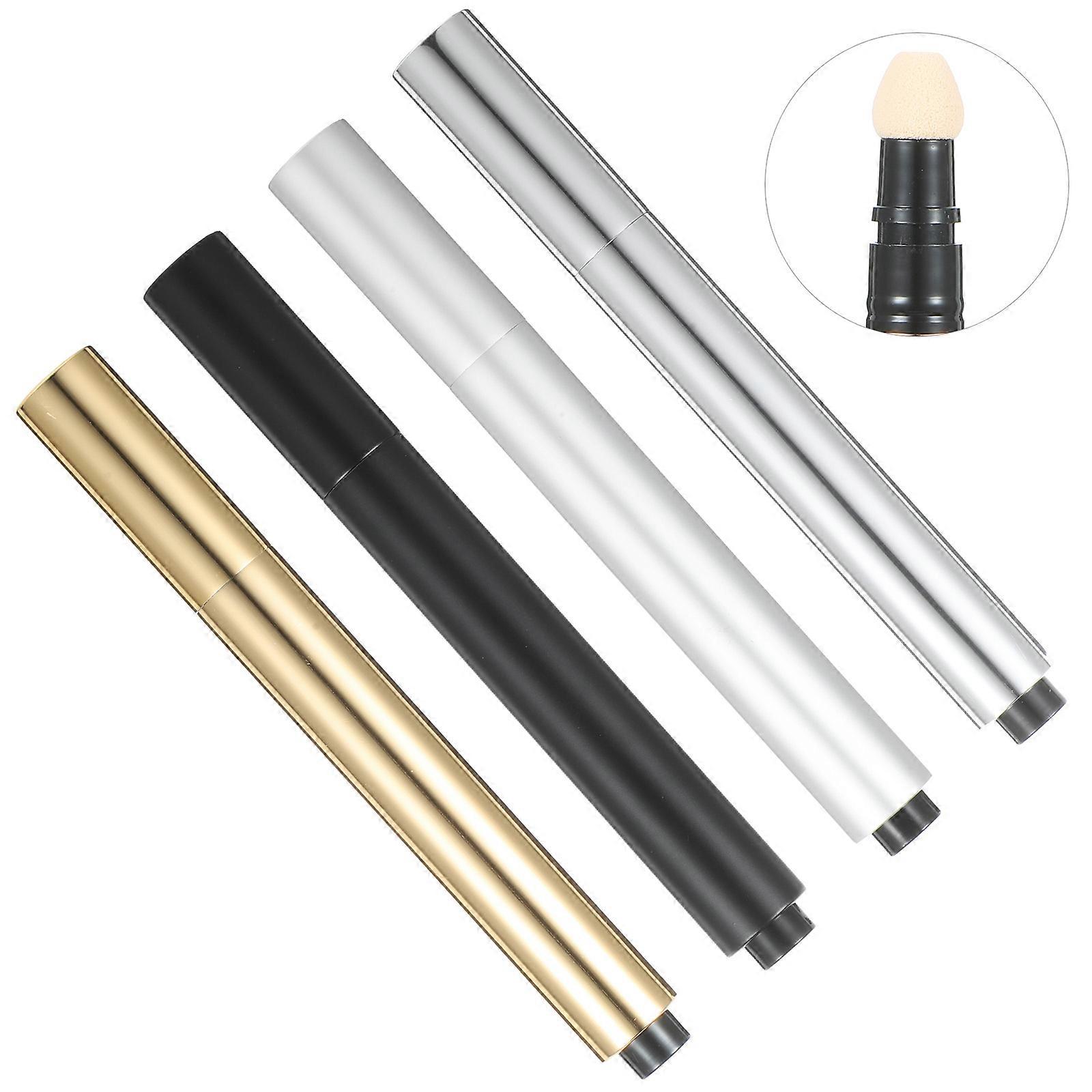 Liquid Foundation Container 4Set Travel Makeup Component Tube Assorted Color Portable DIY Cream