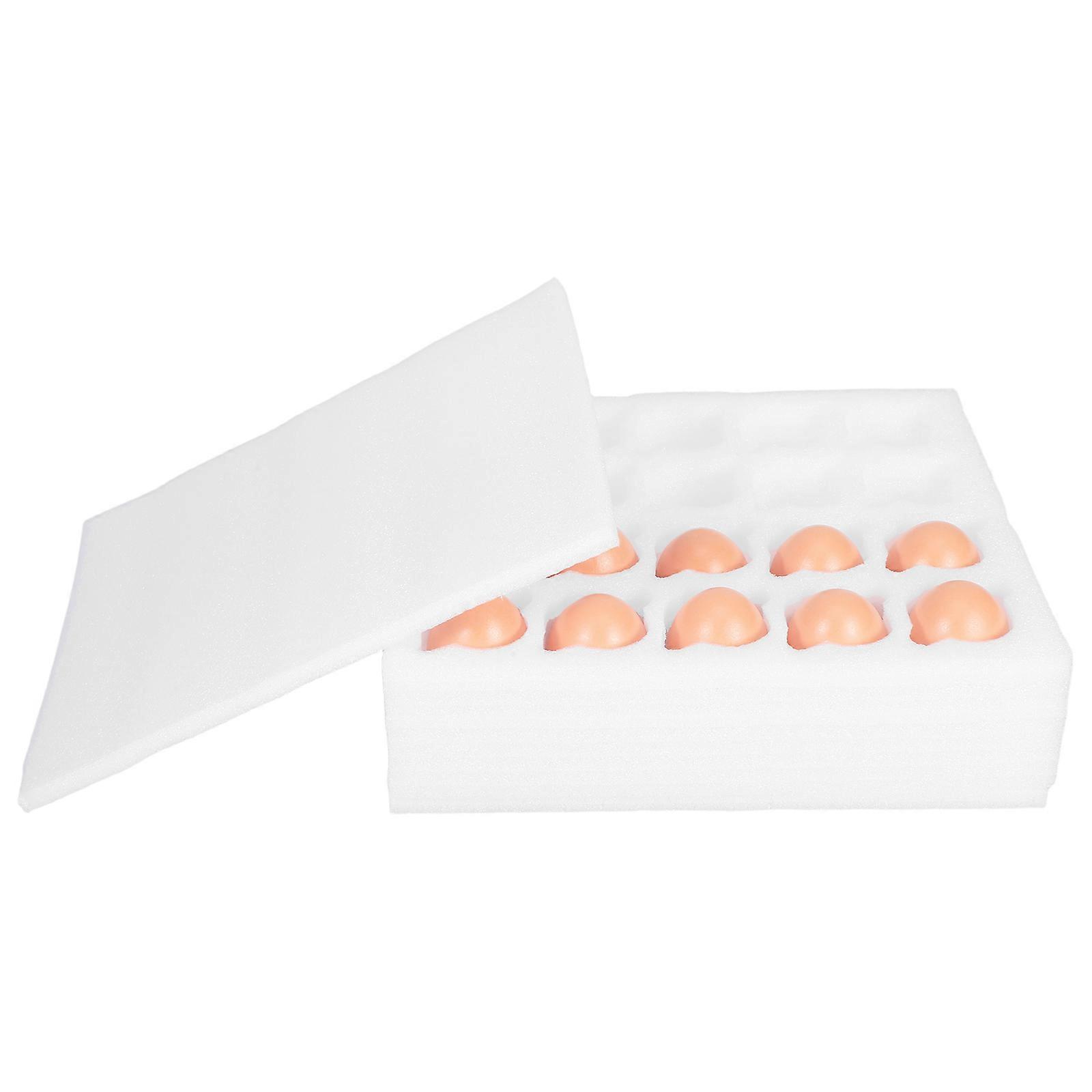 Egg Storage Container For Supermarkets Waterproof Design 27.80X22.50X7.00CM Shockproof Epe Foam Egg Tray 1 Set