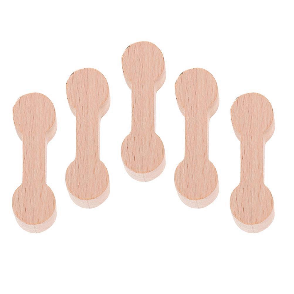 Wooden Train Track Connectors 5 Pack for Model Railway Builders – Safe, Durable Track Accessories