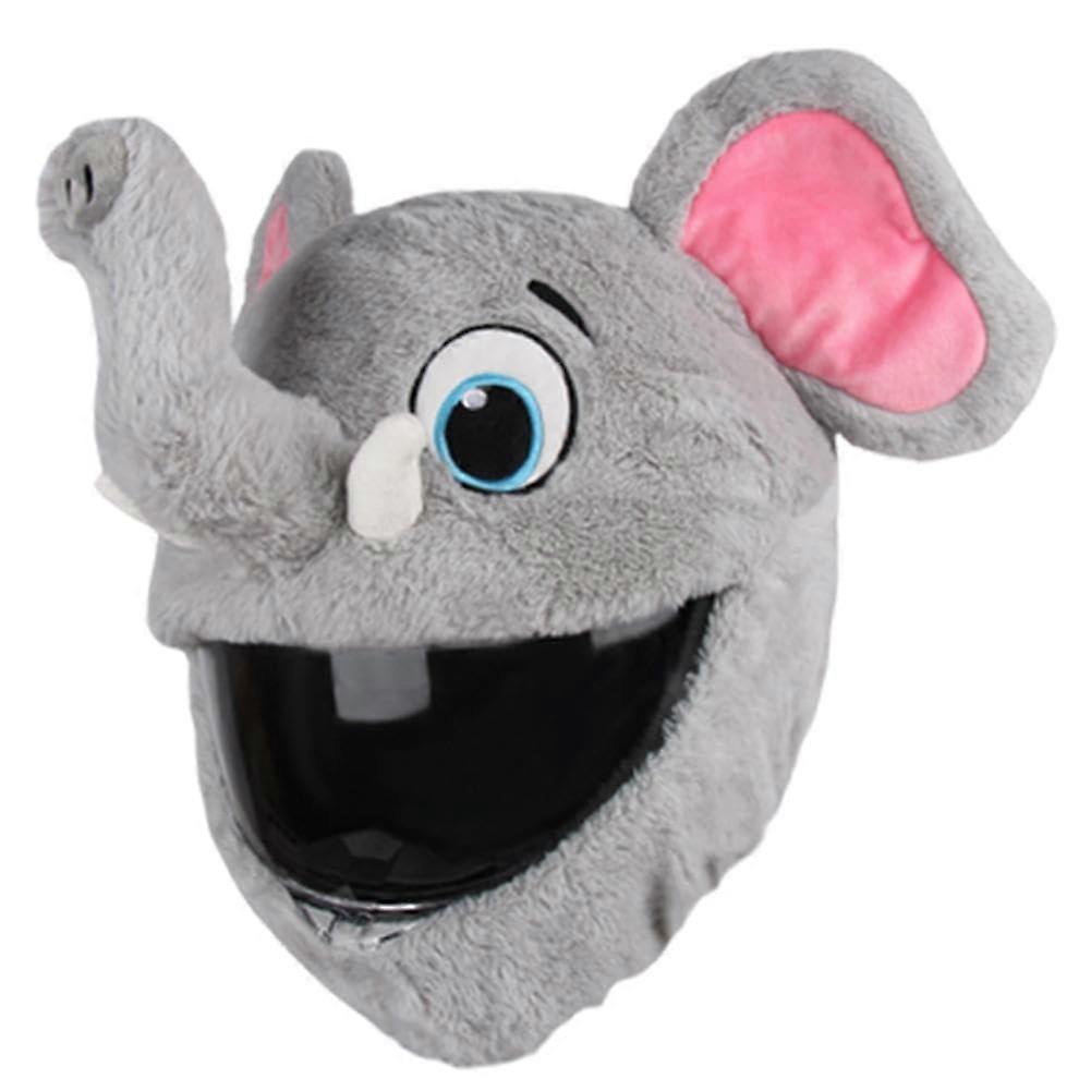 Helmet Cover Cartoon Animal Plush Set Soft Fuzzy Material Keeps Helmets Safe Fits Most Motorcycle Helmets Multicolor
