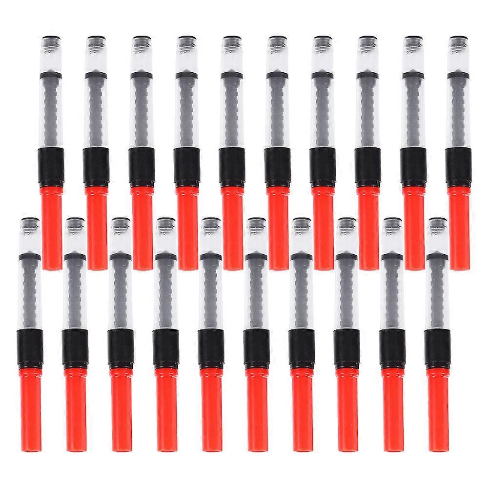 Fountain Pen Ink Absorbers 20Pcs Set Ink Converter With Ergonomic Design For Writing Drawing Cylindrical Shape Reliable Ink Absorption