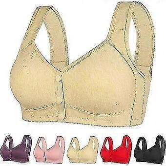 Daisy Bra Front Closure, Women's Daisy Bra, Front Snaps Button Bras No Underwire Push Up High Support Sports Push Up Bra