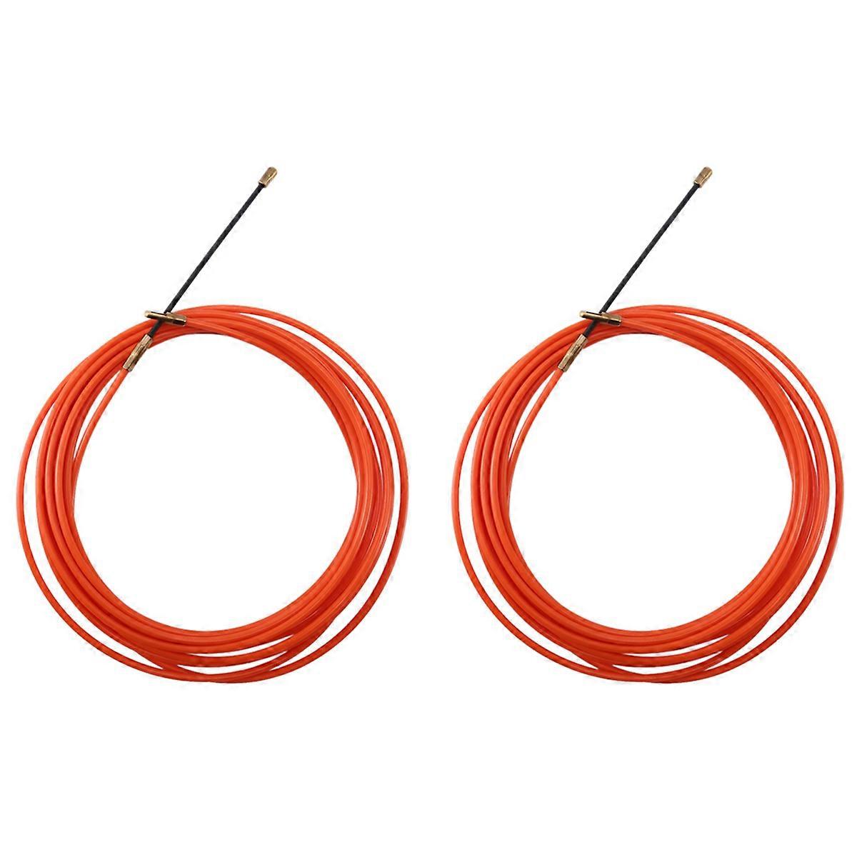 4Mm Orange Guide Device Nylon Electric Cable Push Pullers Duct Snake Rodder Fish Tape Wire