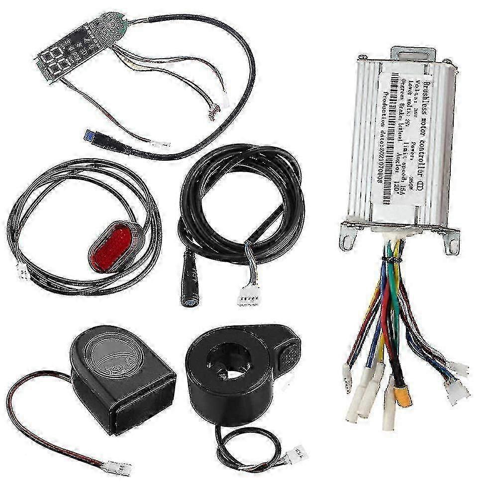 36v 350w 15a Motor Controller+dashboard+front/rear Light Speed Controller For Scooter Electric Bicy