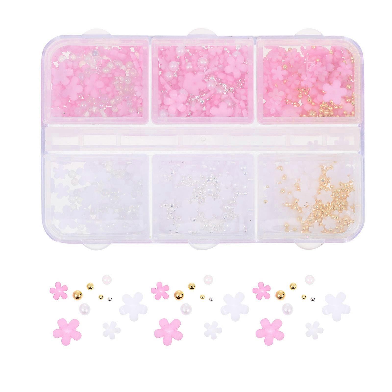 Cute Nail Charms Resin Manicure Decoration .5x5cm Delicate Design Nail Art Supplies Home Use 1 Set