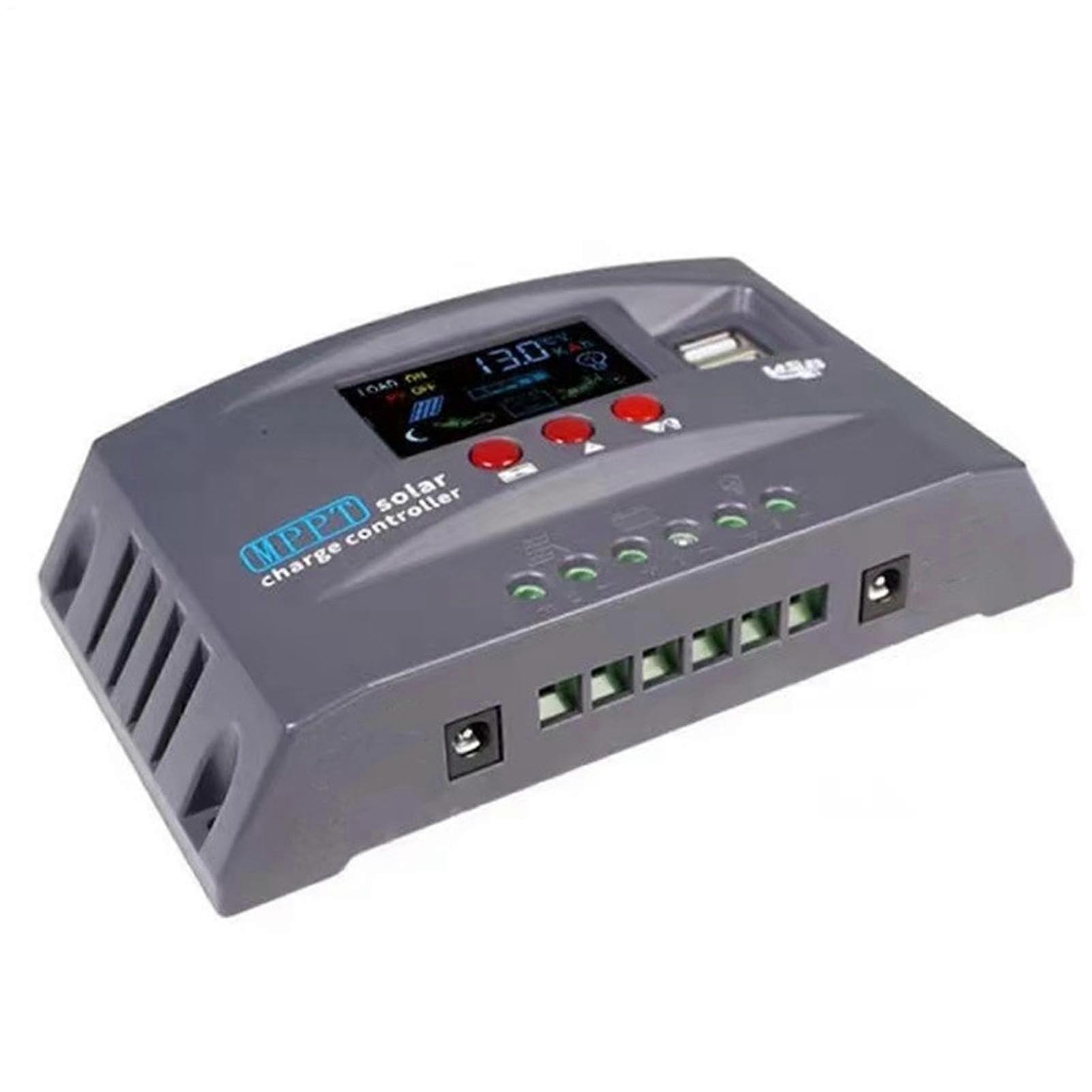 12V Solar Charge Controller, LCD Display Regulator With Multiple Load Control Modes
