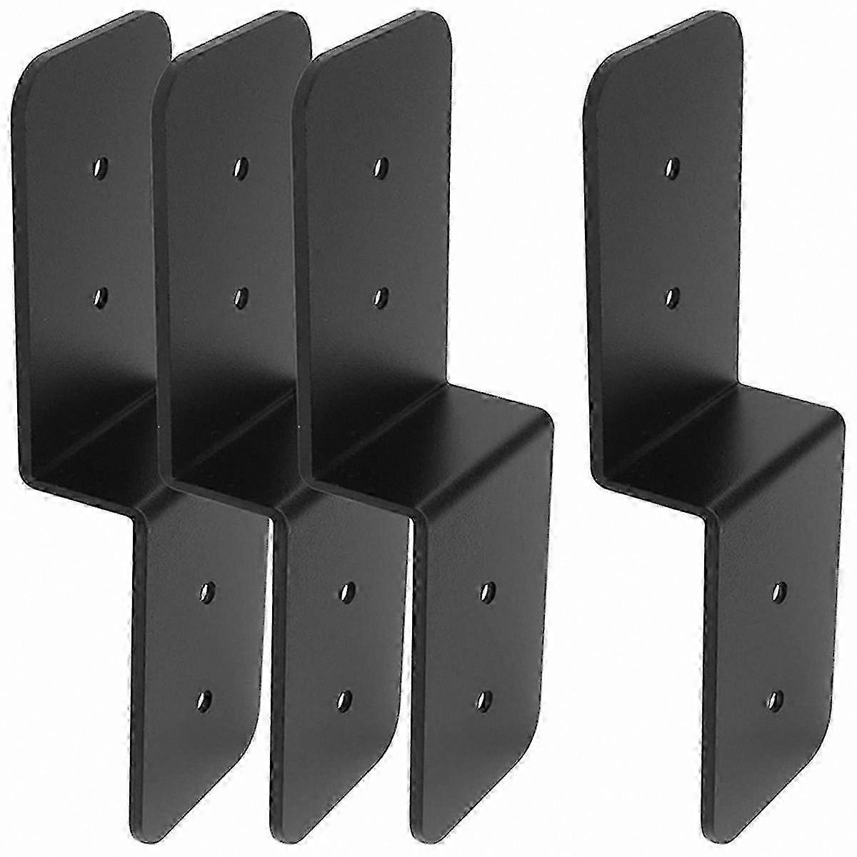 Heavy-Duty Z-Shape Metal Bracket for Wooden Structures, Deck Joist Connector, Beam Fixing Support