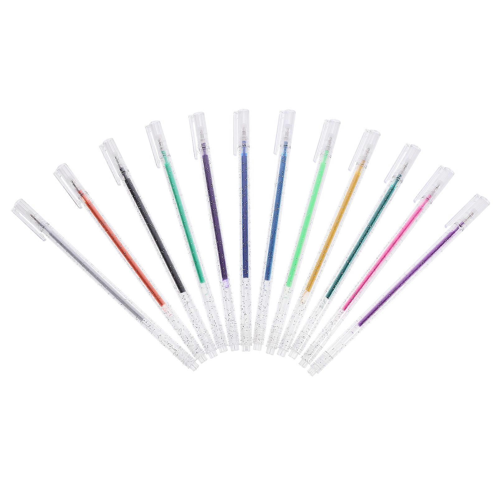 It sounds like you're referring to a product listing or description for **glitter gel pens**. Here's a polished and professional version of that