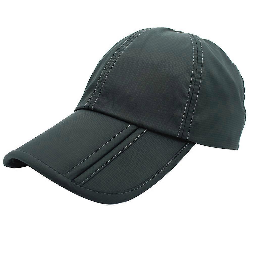 Grey Baseball Cap for Outdoor Use Protects from UV Rays Comfortable Durable Polyester Size Adjustable