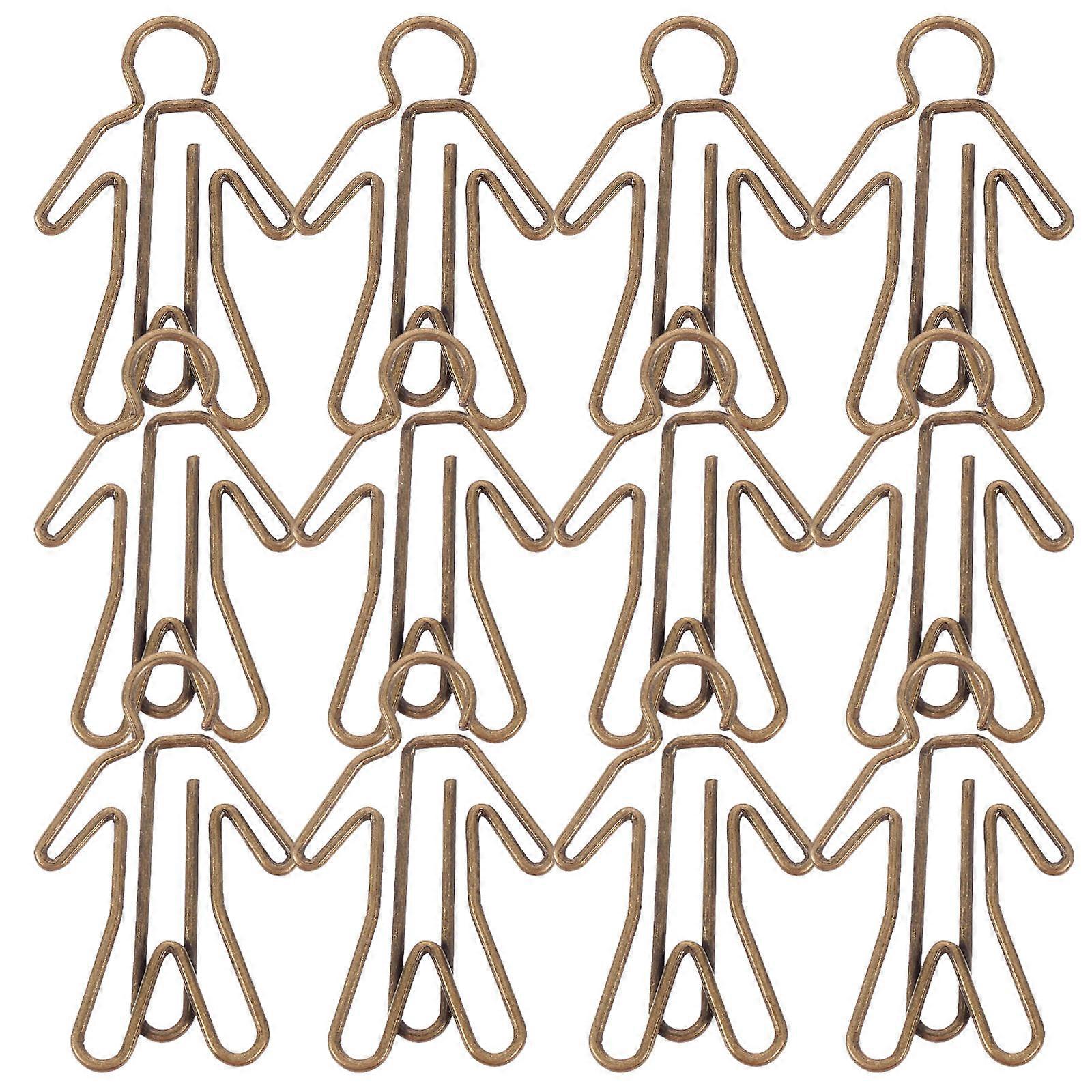 20Pcs Mini Metal Paper Clips for Office Files Adorable File Organization