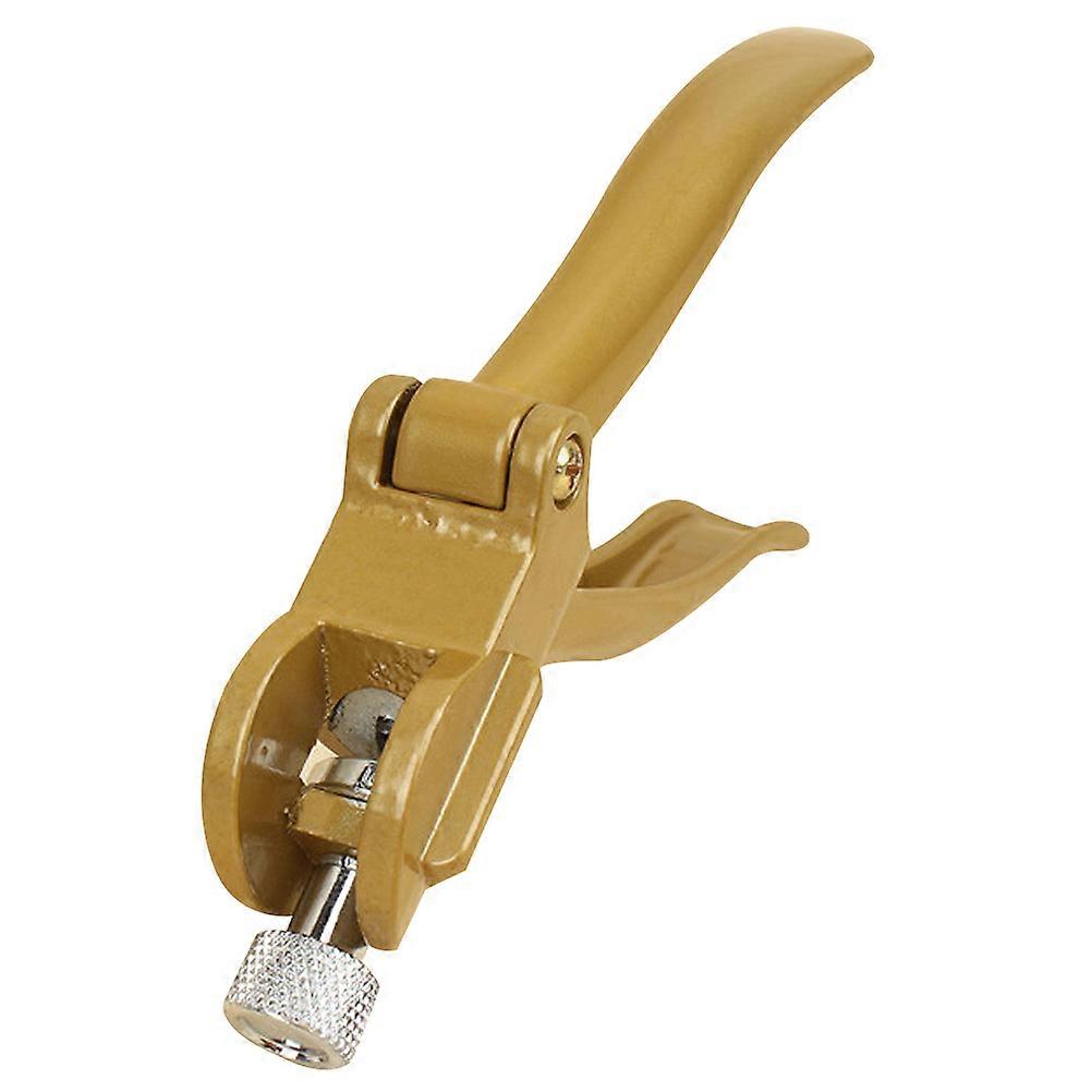 Handsaw Set Pliers for Repair Use Made of Zinc Alloy and Alloy Steel Golden Ergonomic Design Easy to Grip Rotary Knob Adjustable