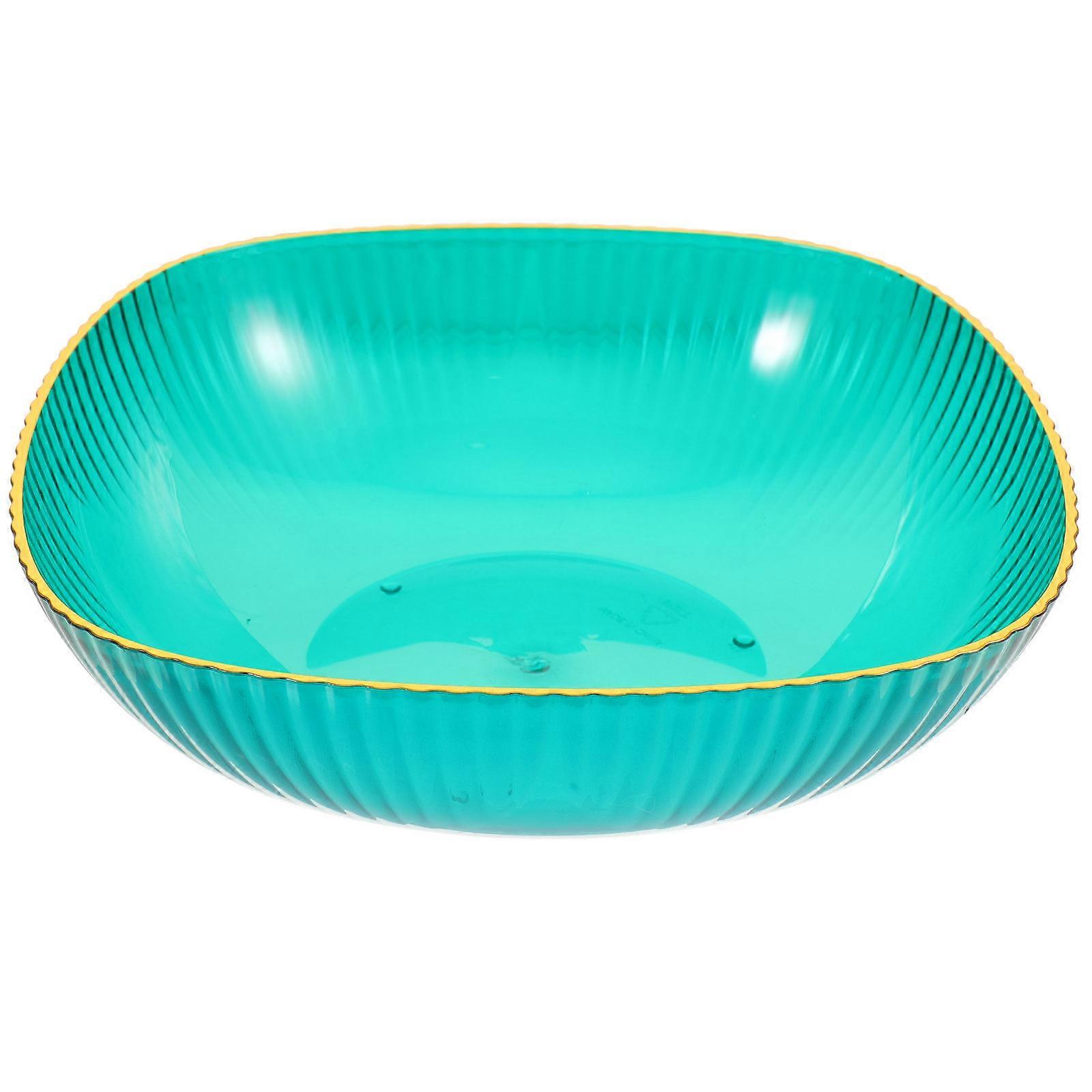 Stylish Round Fruit Container Ideal For Or Club In Green Design For Snack Organization 1Pcs