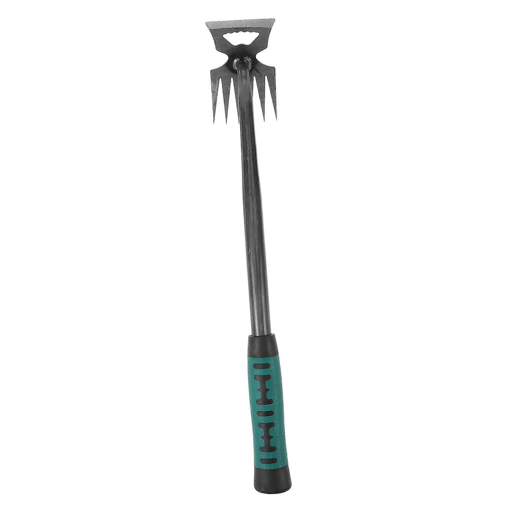 Ergonomic Garden Weeder With Teeth, Multi-Functional Hoe for Efficient Weeding and Garden Care, Durable Steel Design, Easy Grip