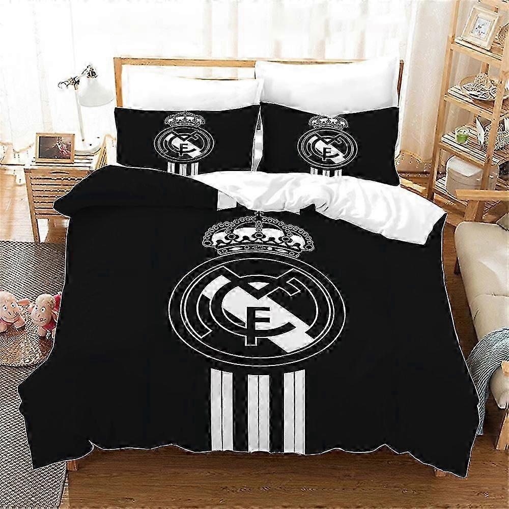 x911 Bed SheetsR-Real Duvet Cover Set Bed MadridS Sheets Set Comforter Bedding Sets Twin Size Bedding Christmas Decorations Linen 3-Piece Bedding Se 2
