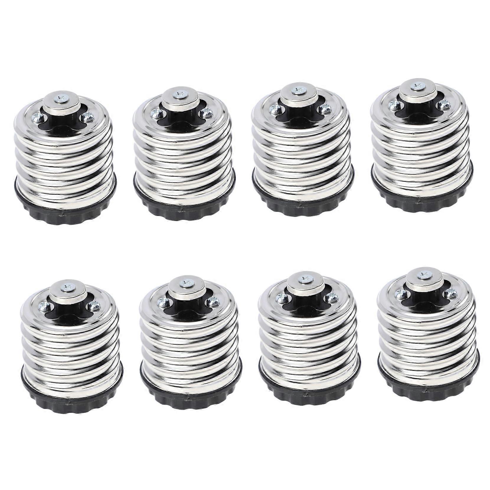 Lamp Adapters 8-Pack LED Light Converter Socket For LED Bulbs Conversion Of Lamp Sockets Easy Installation