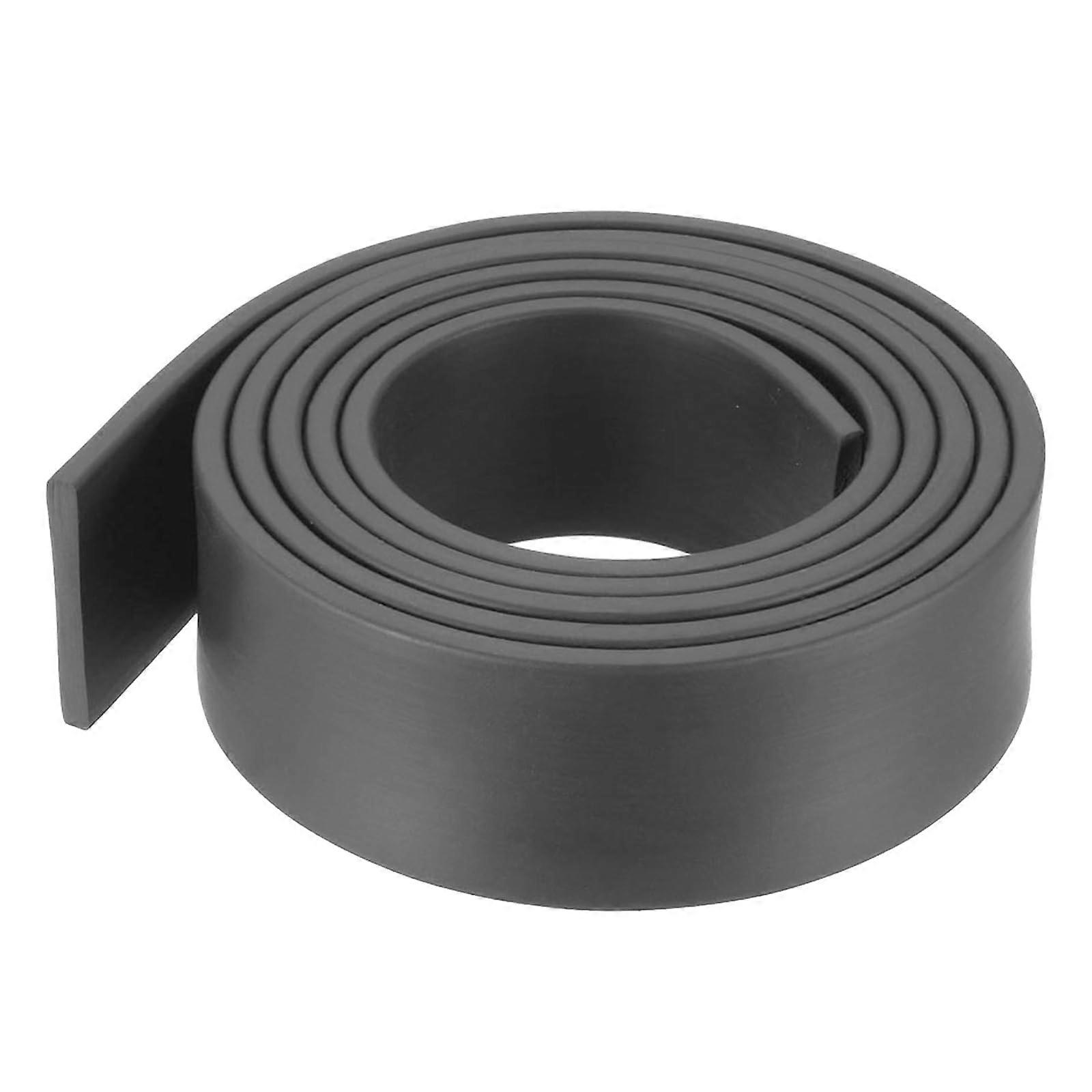 1 Metre Long Solid Rectangle Rubber Weather Seal Strip for Door Frames - 25mm Wide, 3mm Thick Insulation Strip