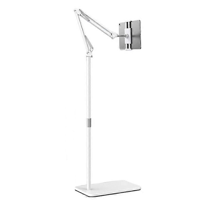 Mobile Phone Tablet Bracket 175cm Telescopic Cantilever Model (White)