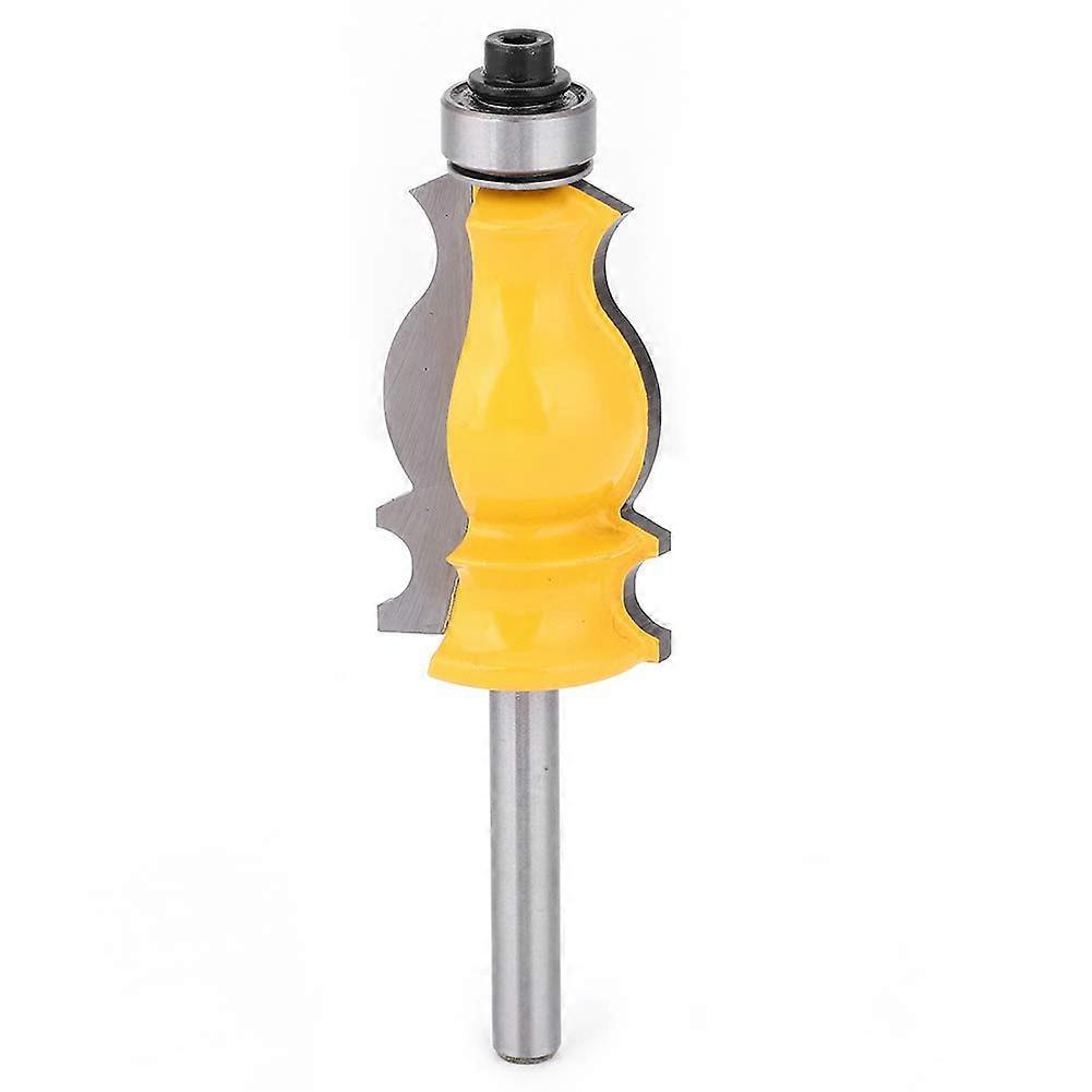6 mm Router Bits for Woodworking, Professional Wood Profile Cutting Tool, YG6 Alloy, 45 Carbon Steel, Handrail Modeling