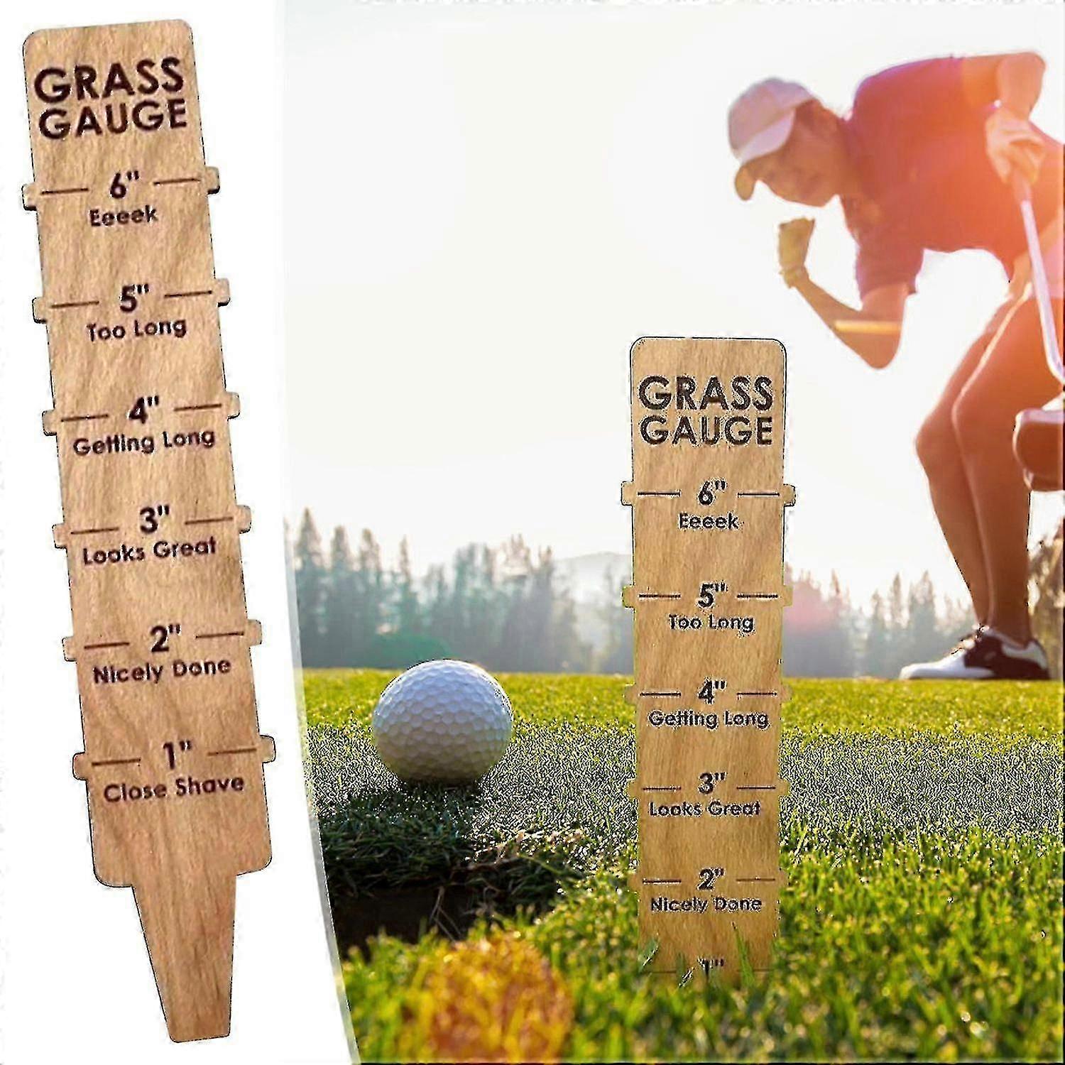 Grass Gauge, Large Outdoor Grass Trim Measurement Tool - The Ultimate Tool