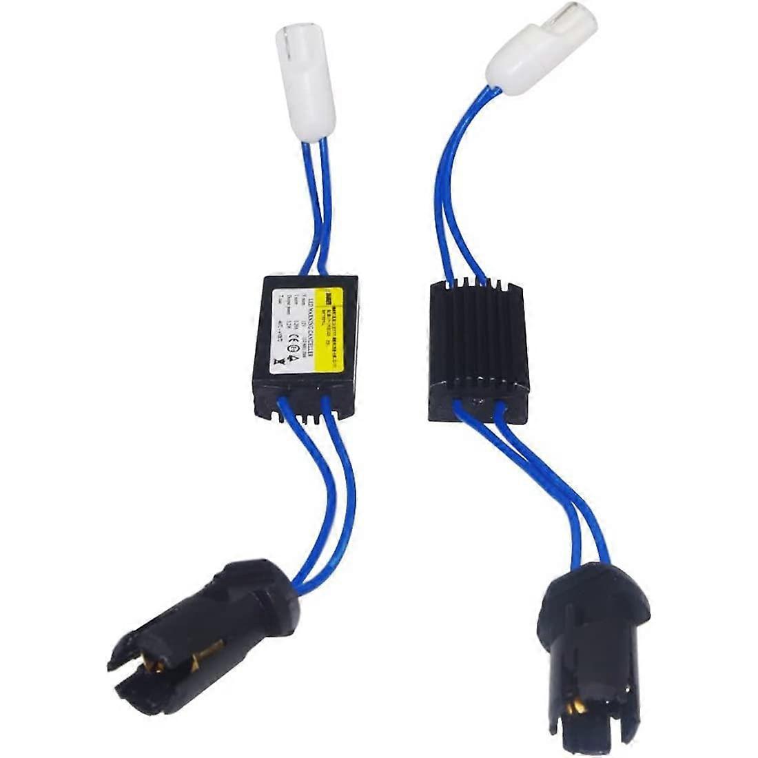 T10 W5W Canbus Resistors Pack of 2 for LED Lights, Warning Canceller, Eliminates Error Messages, Compatible with Vehicles