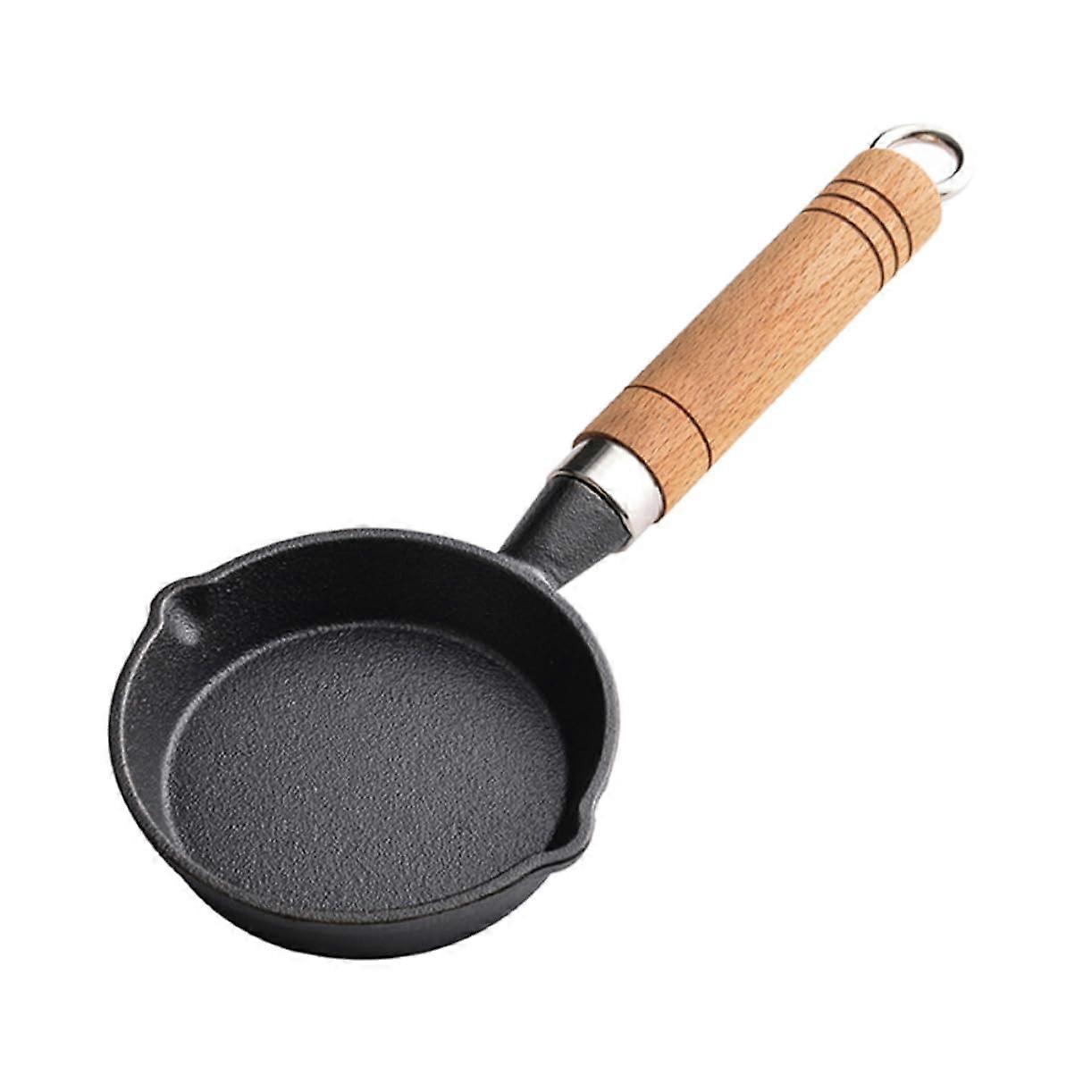 Mini Frying Pan Omelet Pan NonStick Lid for Breakfast Easy to Clean Safe Handle Design