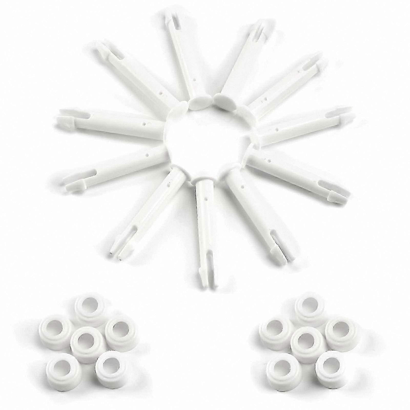 12-Pack Plastic Pins for Frame Pools, Fits Rectangular and Round Pools, 6cm Size, Durable Pool Accessories Replacement Parts
