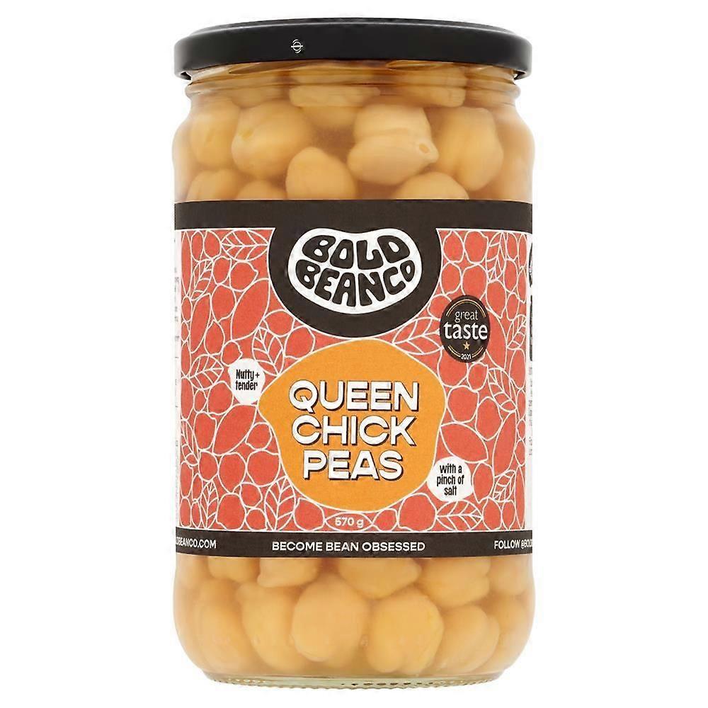 Bold Bean Co Queen Chickpeas 570g - 3 Pack