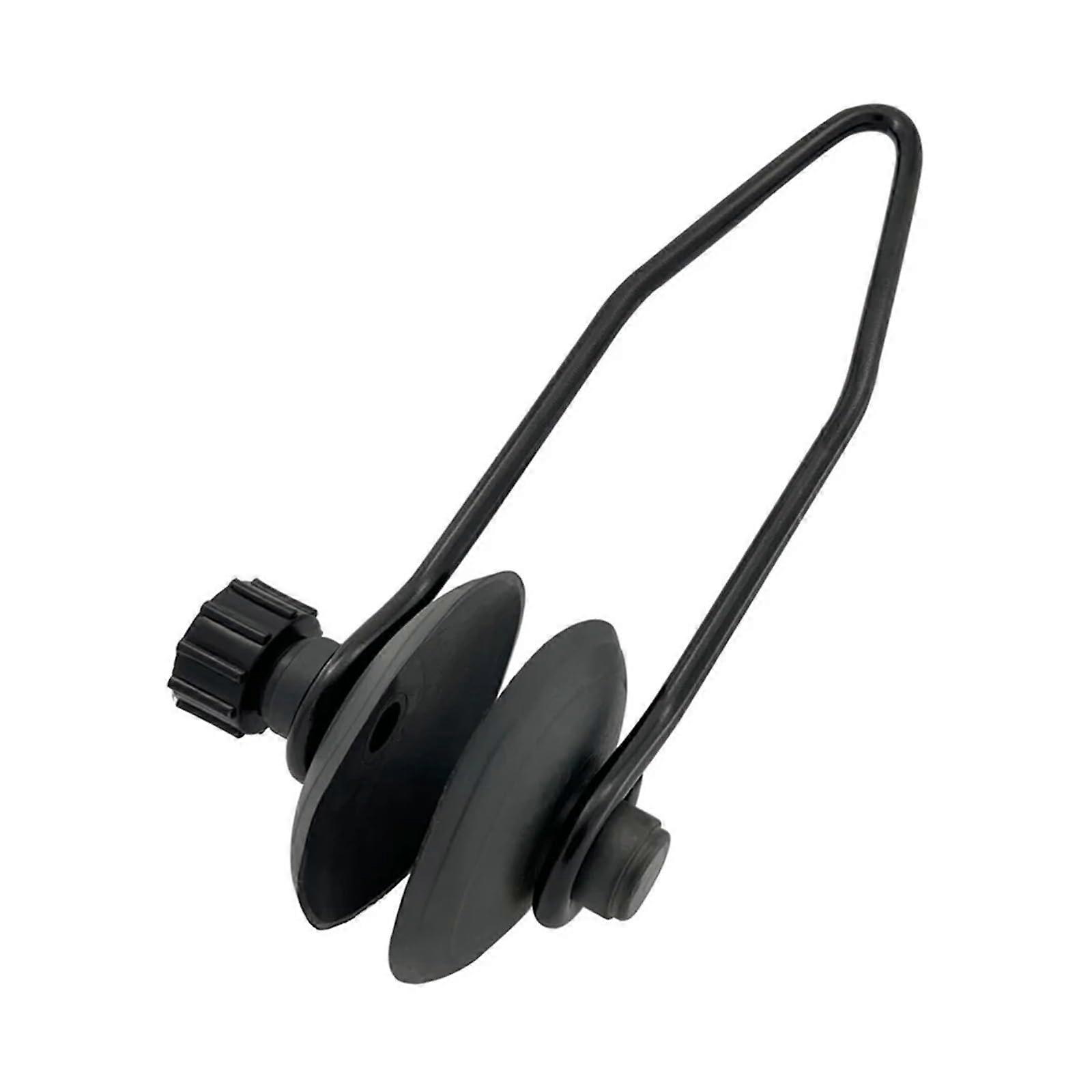 Universal Outboard Dual Feed Motor Water Flusher With Round Ear Muff Cups For Boat 1 Tube Color Round