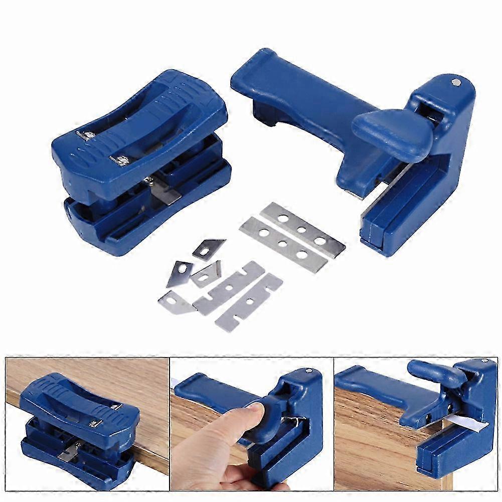 2Pcs Double Wood Trimmer Using Links Side Edgebanding Machine Carpenter Set PVC Hardware Band End Cutter Edge Trimmer Woodworking SZRH A-DS
