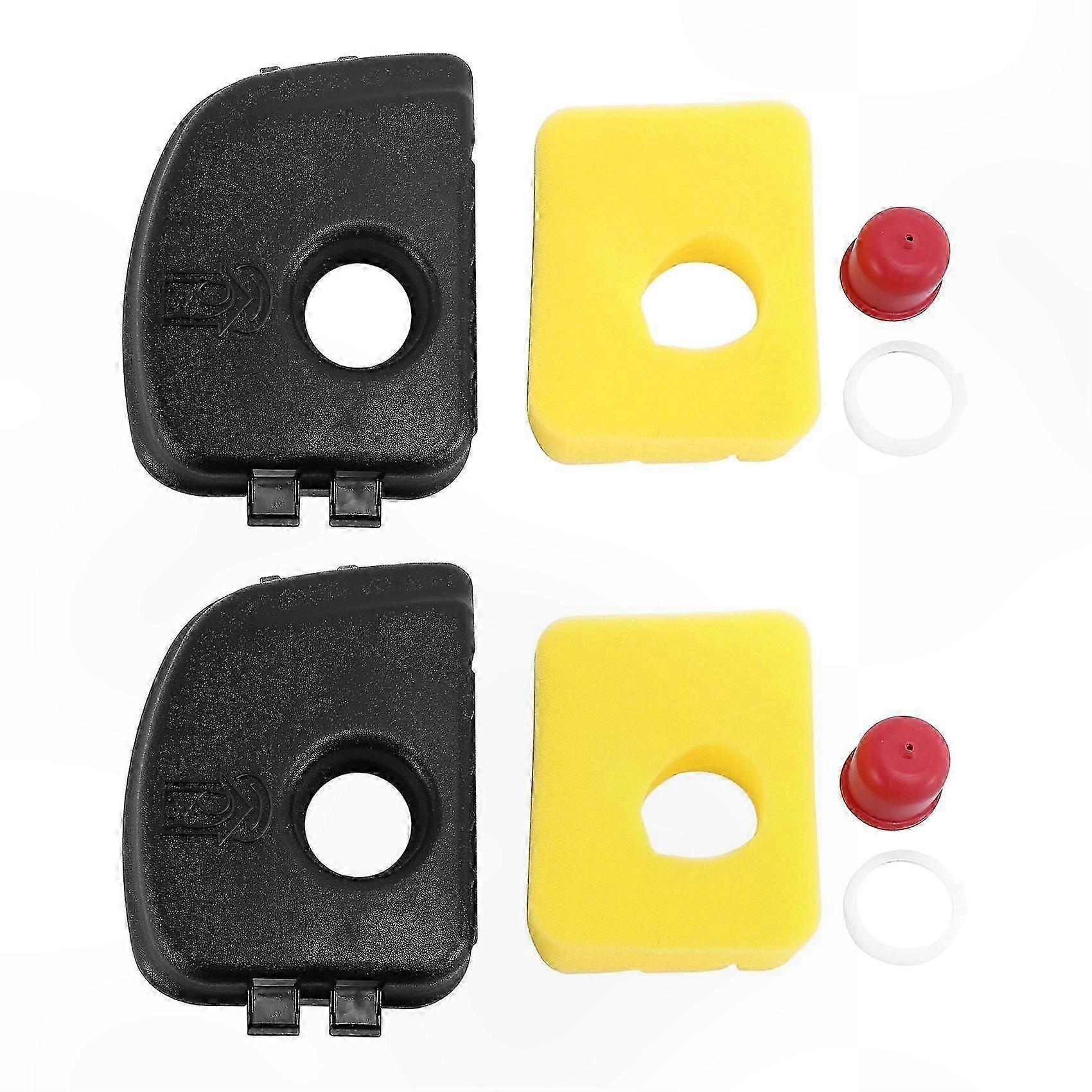 2-Pack Air Filter Cover and Air Filter Replacement Set for HVAC Systems