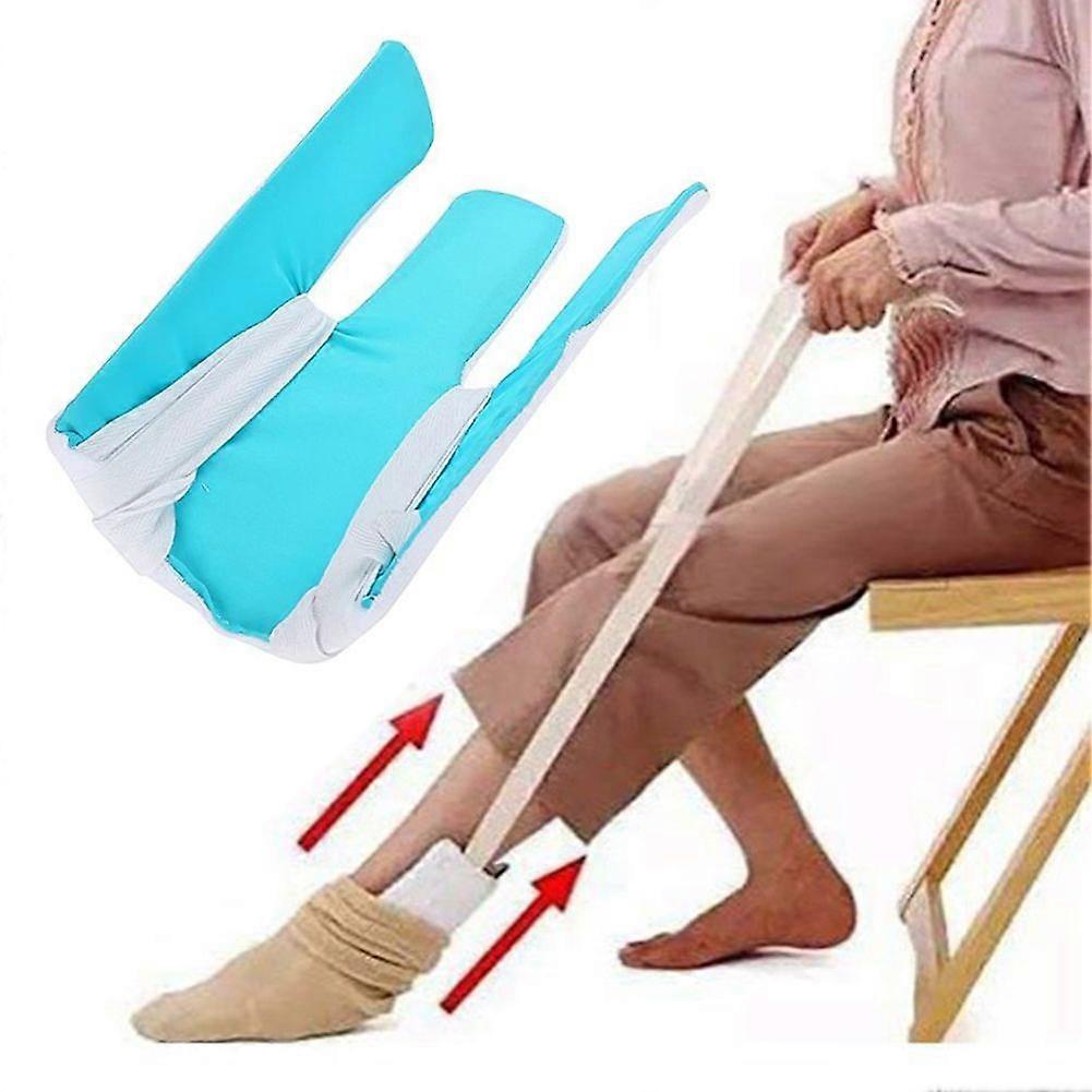 Sock Aid Helper for Easy Socks & Stockings Dressing Assit, Slider & Puller Tool Sock Aid Device for Seniors & Disabilty