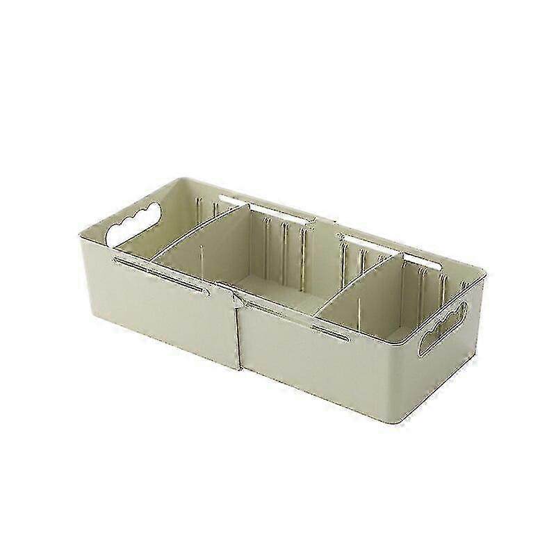 Plastic Adjustable Storage Drawer Dividers Organizer Flexible Parti...