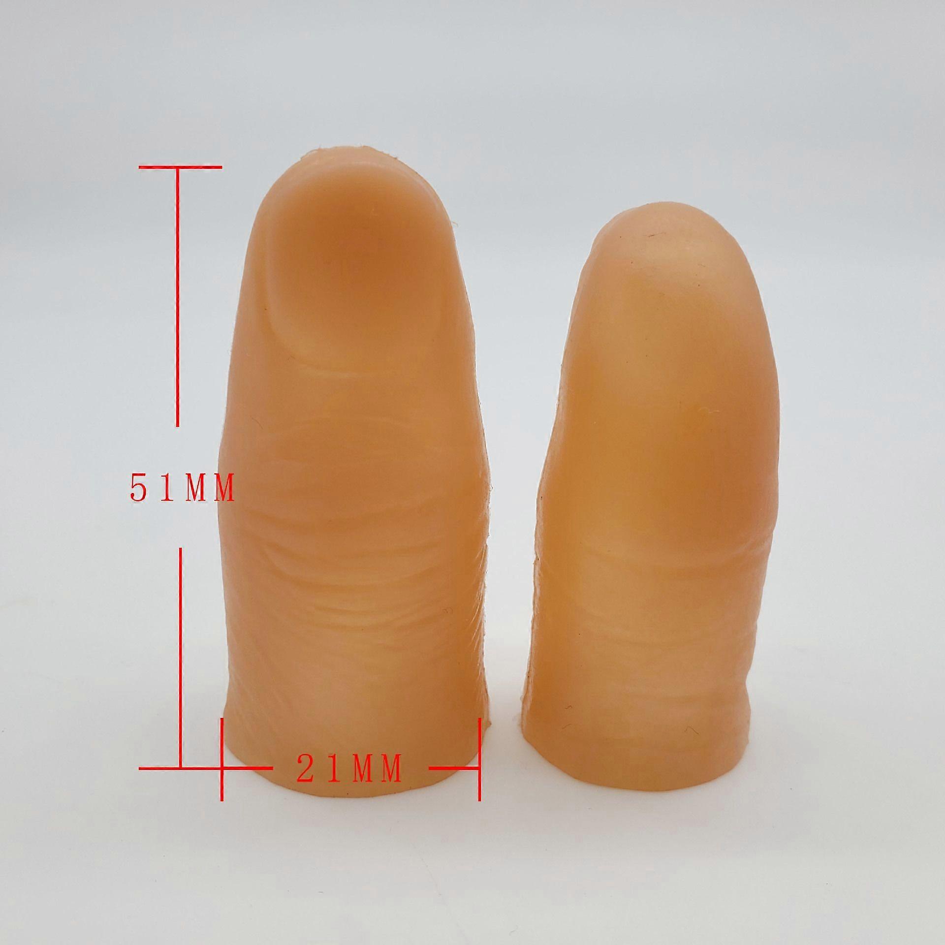 10 pièces très réaliste pouce prothèse doigt doux et dur KingMagic magic props jouet de performance
