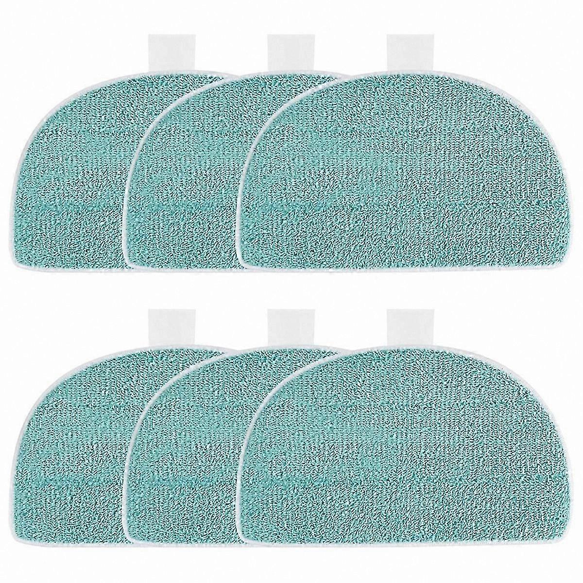 Microfiber Mop Pads, 6-Pack Replacement for Steam Cleaners, Compatible with Multiple Models, Washable and Durable Cleaning Accessories