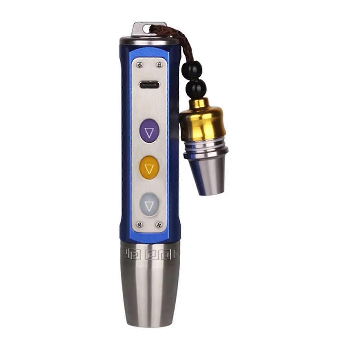 Jade Identification Flashlight Gem Jewelry Detector Light Mini 365nm Rechargeable Ultraviolet LED UV Torch,A