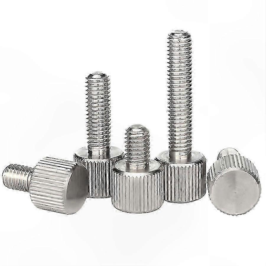 M3-M6 rozsdamentes acél laposfejű szárnyas csavarok 20 csomag recézett markolatú kézi csavarok barkácsolási projektekhez és berendezések javításához